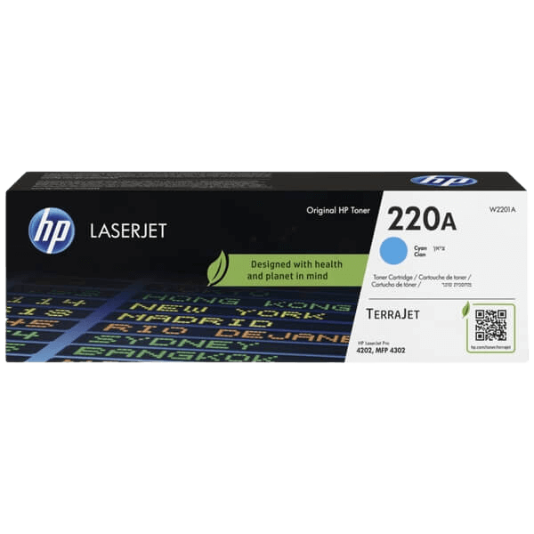 HP 220A cyan original toner 1800 sidor (W2201A)