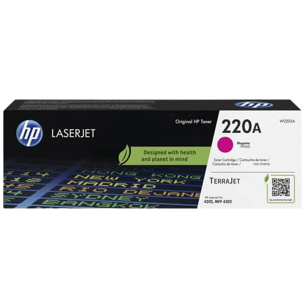 HP 220A magenta original toner 1800 sidor (W2203A)