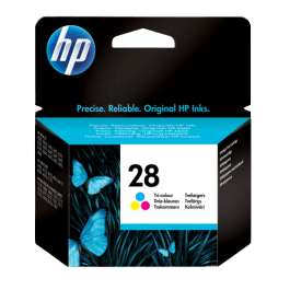 HP 28 3 färger i en original bläckpatron 14 ml. (C8728AE)