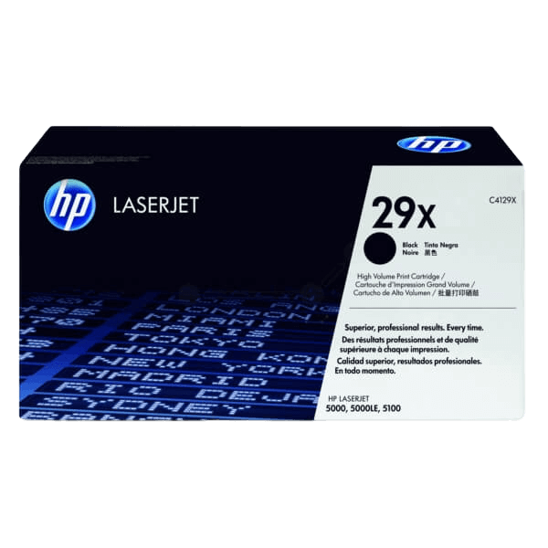 HP 29X XL svart original toner 10000 sidor (C4129X)