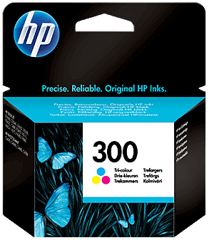 HP 300 3 färger i en original bläckpatron 4 ml. (CC643EE)