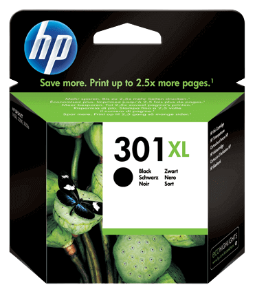 HP 301XL svart original bläckpatron 8 ml. (CH563EE)