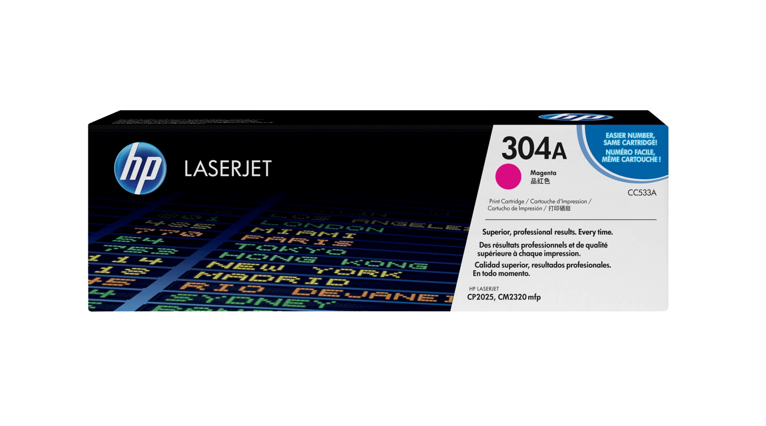 HP 304A XL magenta original toner 2800 sidor (CC533A)