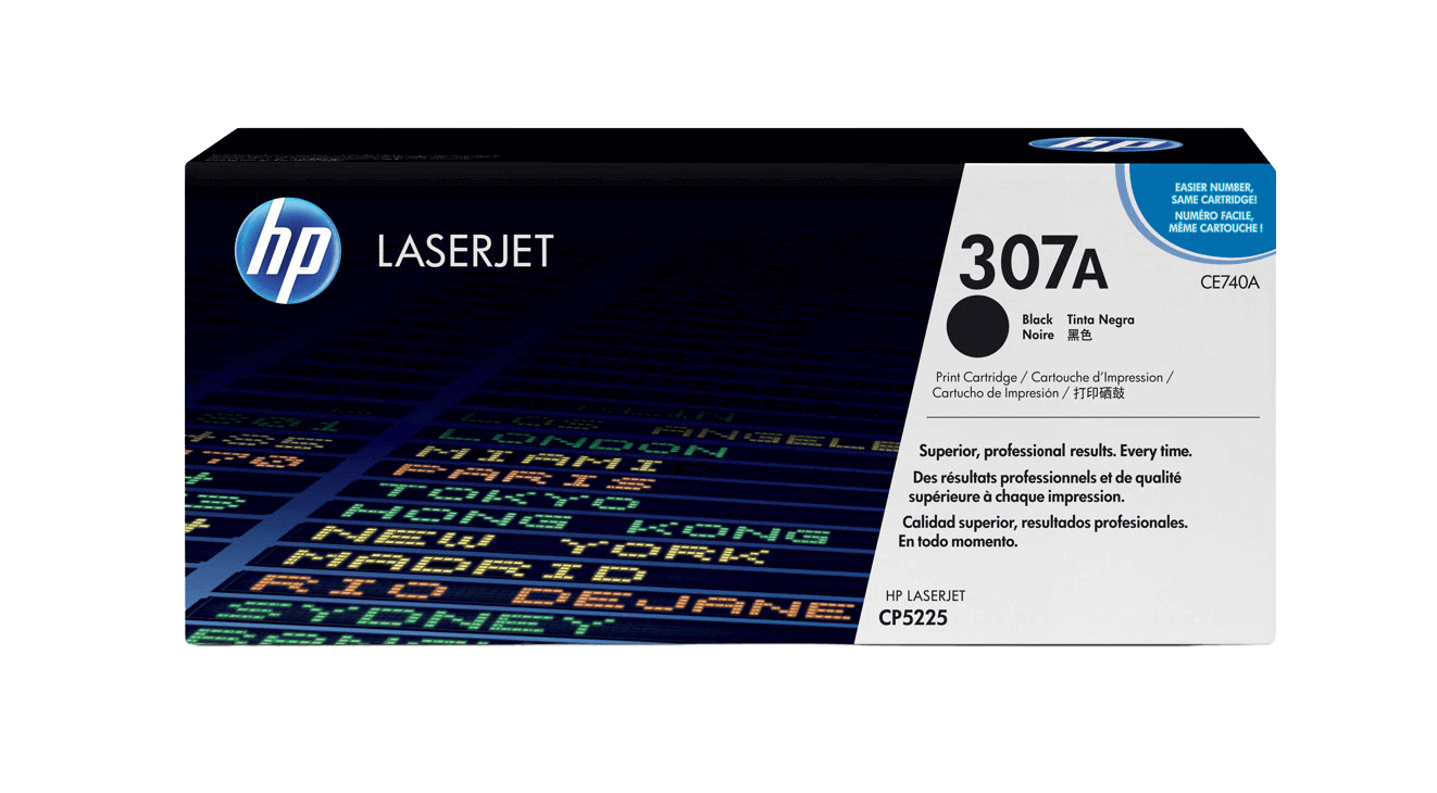 HP 307A svart original toner 7000 sidor (CE740A)