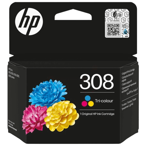 HP 308 CMY original bläckpatron 120 sidor (7FP20UE)