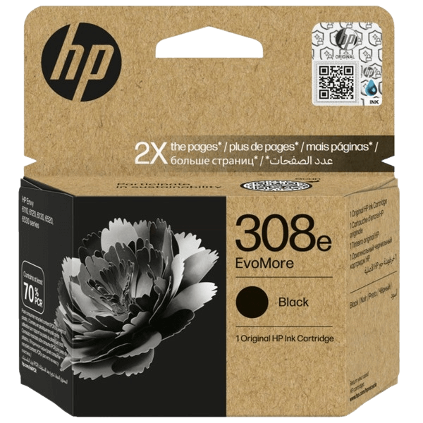 HP 308E XL svart original bläckpatron 320 sidor (7FP22UE)