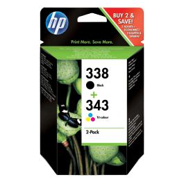 HP 338 / 343 CMYK original multipack (SD449EE)