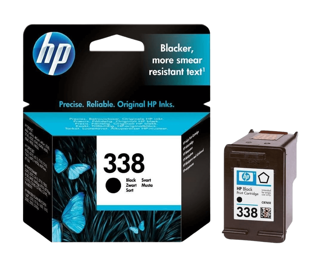 HP 338 svart original bläckpatron 11 ml. (C8765EE)