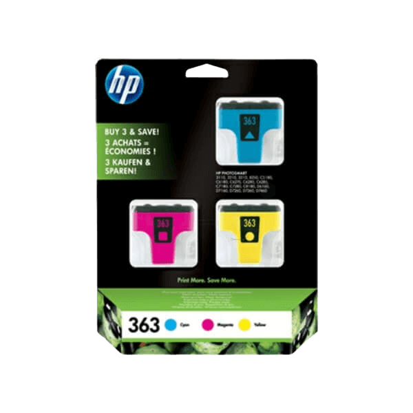 HP 363 3 färger i en original multipack 9 ml. (CB333EE)