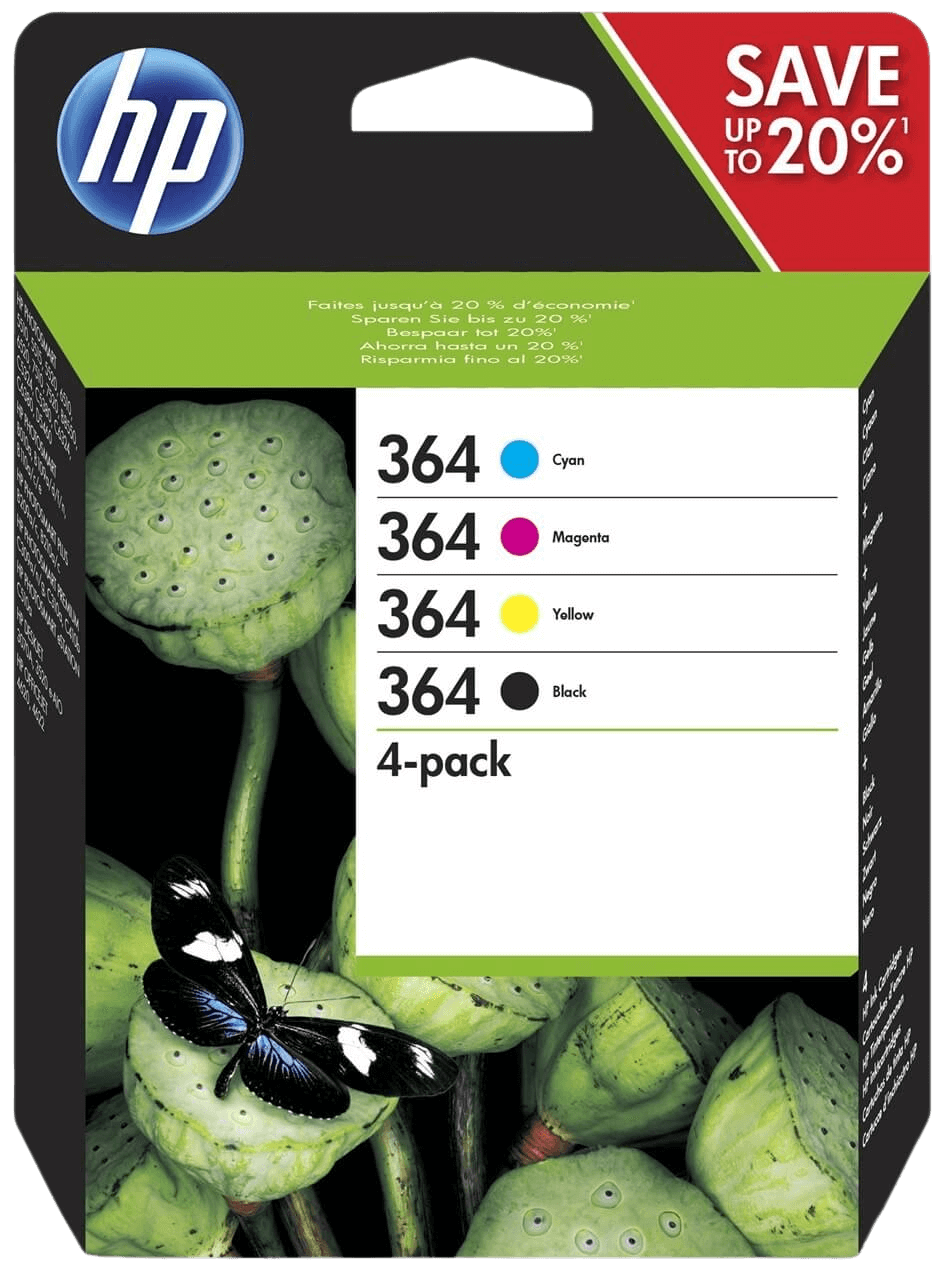 HP 364 CMYK original multipack 1150 sidor (N9J73AE)
