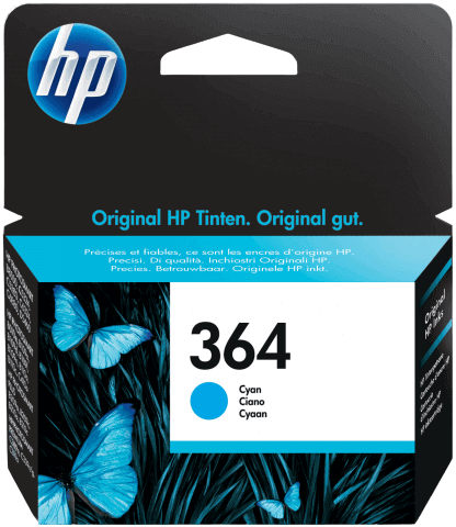 HP 364 cyan original bläckpatron 3 ml. (CB318EE)