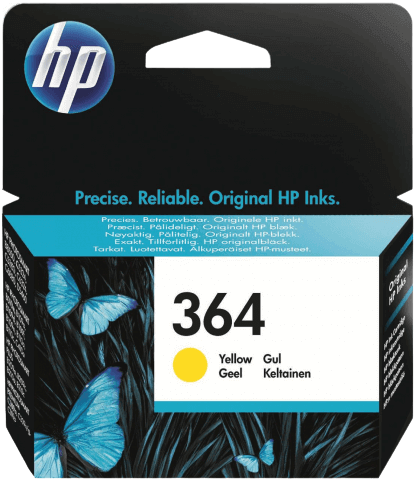 HP 364 gul original bläckpatron 3 ml. (CB320EE)