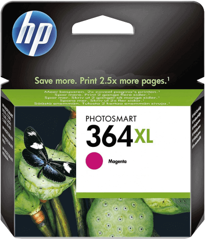 HP 364XL magenta original bläckpatron 6 ml. (CB324EE)