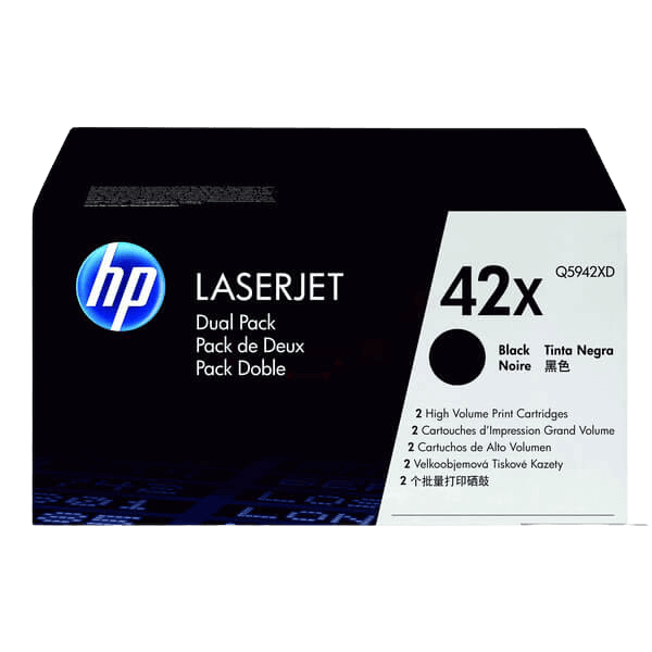 HP 42XD XXL svart original toner 40000 sidor (Q5942XD)