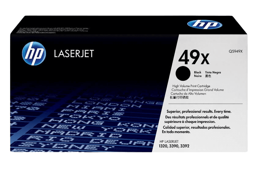 HP 49X XL svart original toner 6000 sidor (Q5949X)
