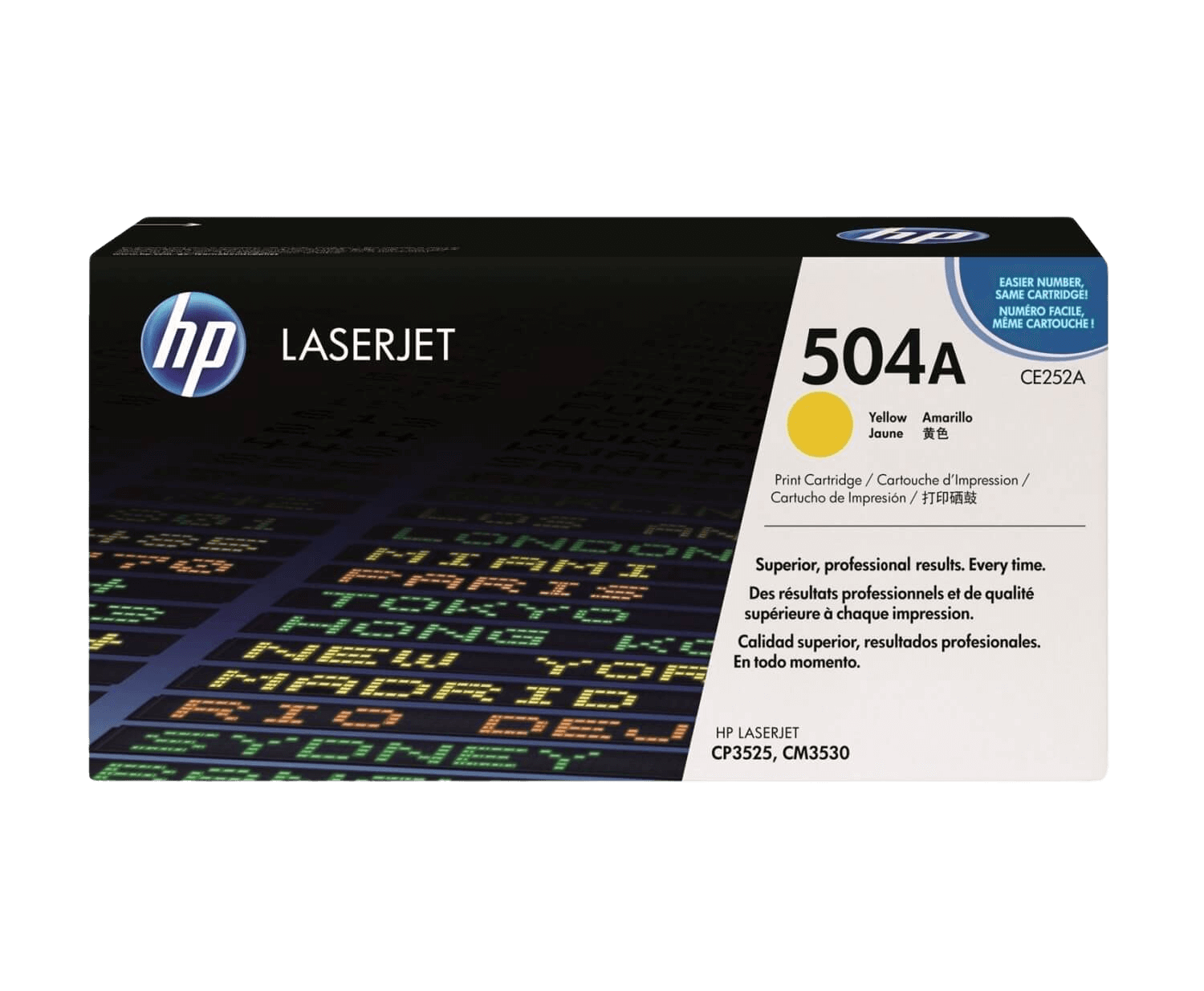 HP 504A gul original toner 7000 sidor (CE252A)