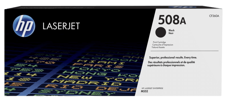 HP 508A svart original toner 6000 sidor (CF360A)