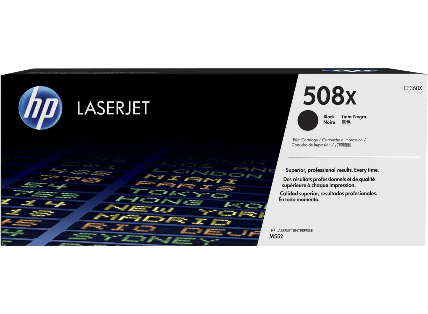 HP 508X XL svart original toner 12500 sidor (CF360X)