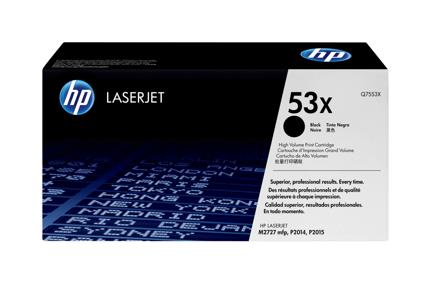 HP 53X XL svart original toner 7000 sidor (Q7553X)