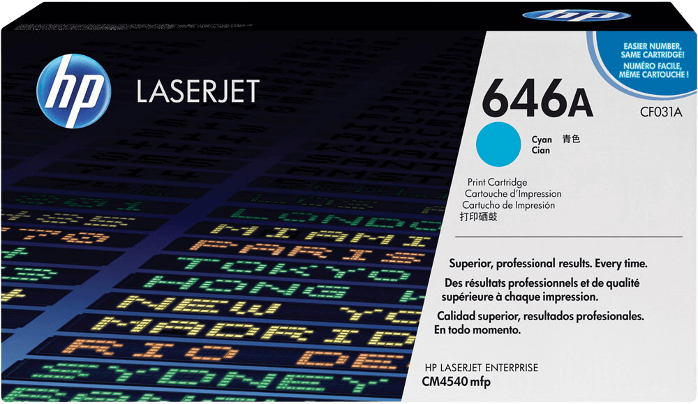 HP 646A cyan original toner 11.000 sidor (CF031A)