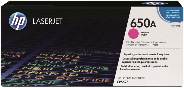 HP 650A magenta original toner 15000 sidor (CE273A)