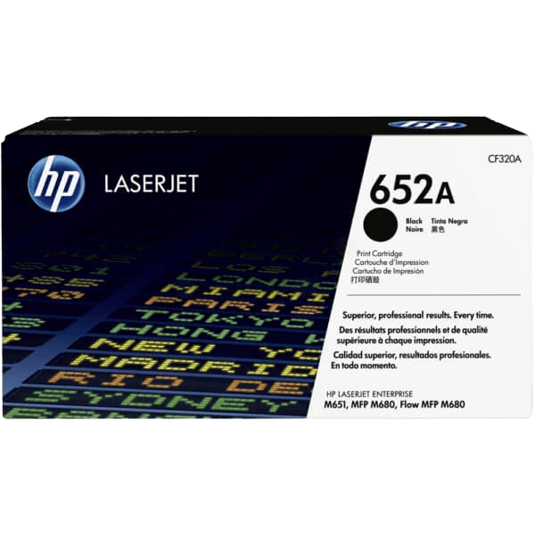 HP 652A svart original toner 11500 sidor (CF320A)
