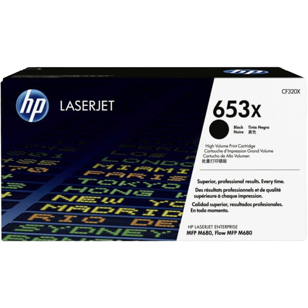 HP 653X XL svart original toner 20000 sidor (CF320X)