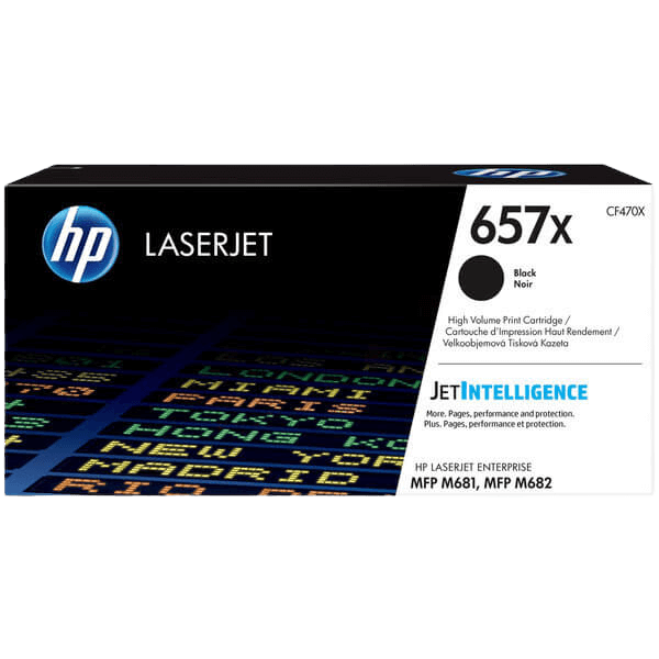 HP 657X XL svart original toner 28000 sidor (CF470X)