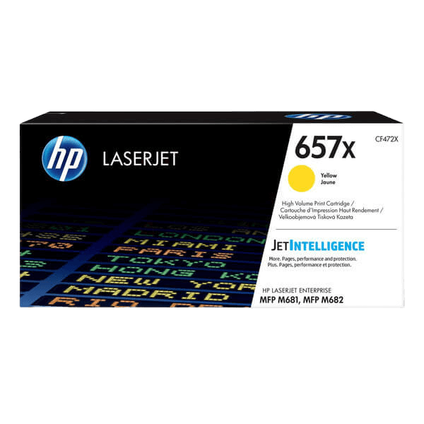 HP 657X XL gul original toner 23000 sidor (CF472X)