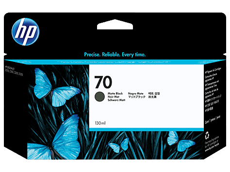 HP 70 matt svart original bläckpatron 130 ml. (C9448A)