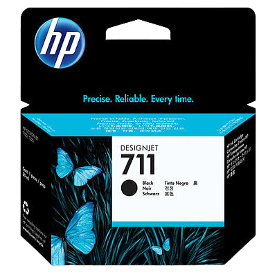 HP 711 XL svart original bläckpatron 80 ml. (CZ133A)