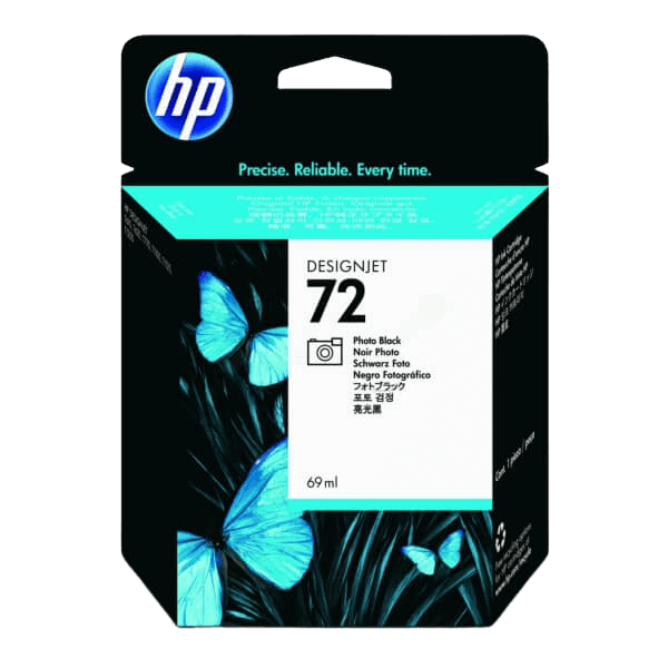 HP 72 foto svart original bläckpatron 69 ml. (C9397A)