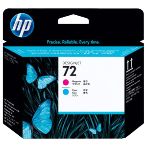 HP 72 cyan / magenta tillbehör - original printhoved (C9383A)