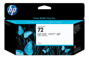 HP 72 XL foto svart original bläckpatron 130 ml. (C9370A)