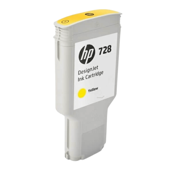 HP 728 Svart / gul original bläckpatron (F9K15A)