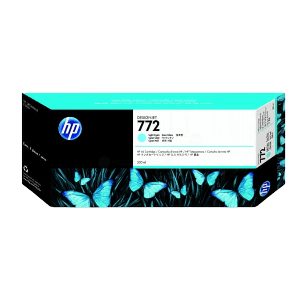 HP 772 XL ljus cyan original bläckpatron 300 ml. (CN632A)