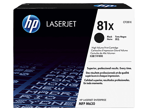 HP 81X XL svart original toner 25000 sidor (CF281X)