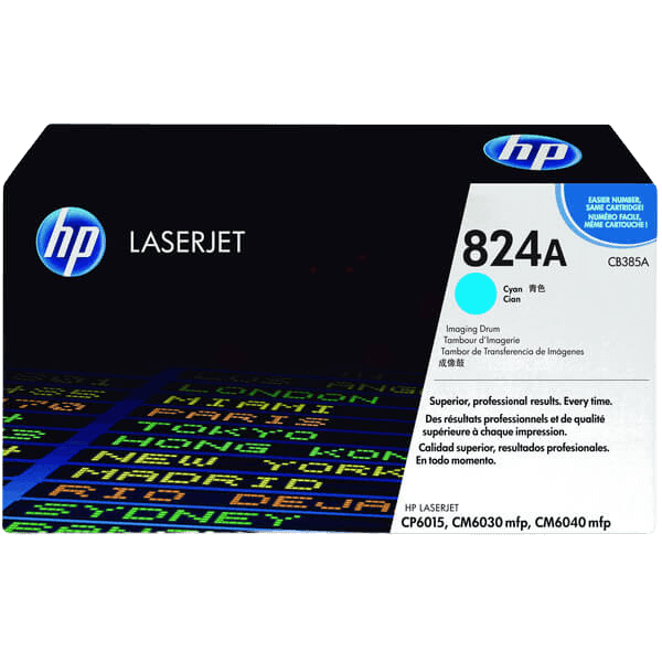 HP 824A cyan tillbehör - original trumma 35000 sidor (CB385A)
