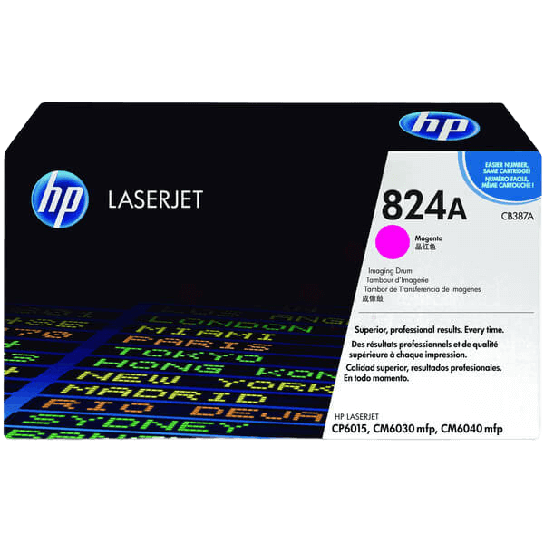 HP 824A magenta tillbehör - original trumma 35000 sidor (CB387A)