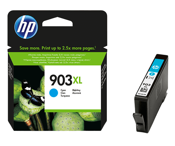 HP 903 XL cyan original bläckpatron 825 sidor (T6M03AE)