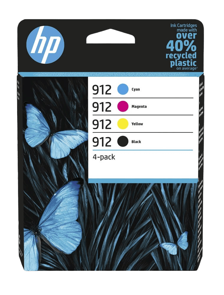HP 912 CMYK original multipack 1245 sidor (6ZC74AE)