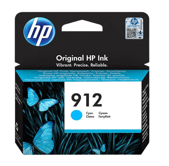 HP 912 cyan original bläckpatron 315 sidor (3YL77AE)