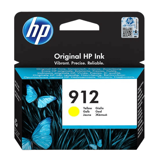 HP 912 gul original bläckpatron 315 sidor (3YL79AE)