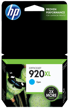 HP 920 XL cyan original bläckpatron 700 sidor (CD972AE)