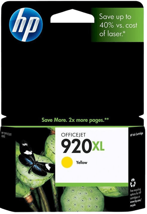 HP 920 XL gul original bläckpatron 700 sidor (CD974AE)
