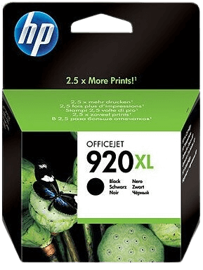 HP 920 XL svart original bläckpatron 1200 sidor (CD975AE)