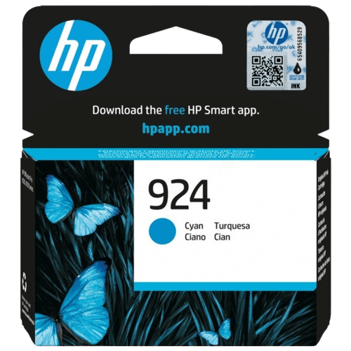 HP 924 cyan original bläckpatron 400 sidor (4K0U3NE)