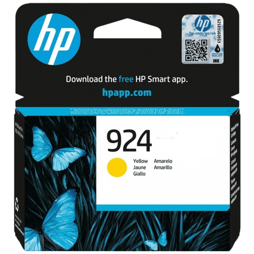 HP 924 gul original bläckpatron 400 sidor (4K0U5NE)