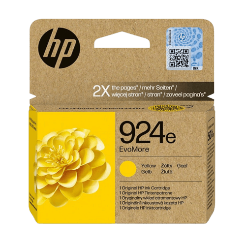 HP 924E XL gul original bläckpatron 800 sidor (4K0U9NE)