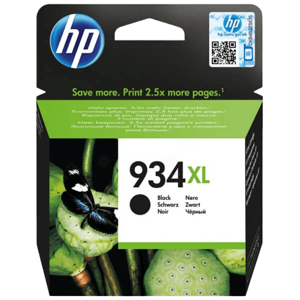 HP 934 XL svart original bläckpatron 1000 sidor (C2P23AE)